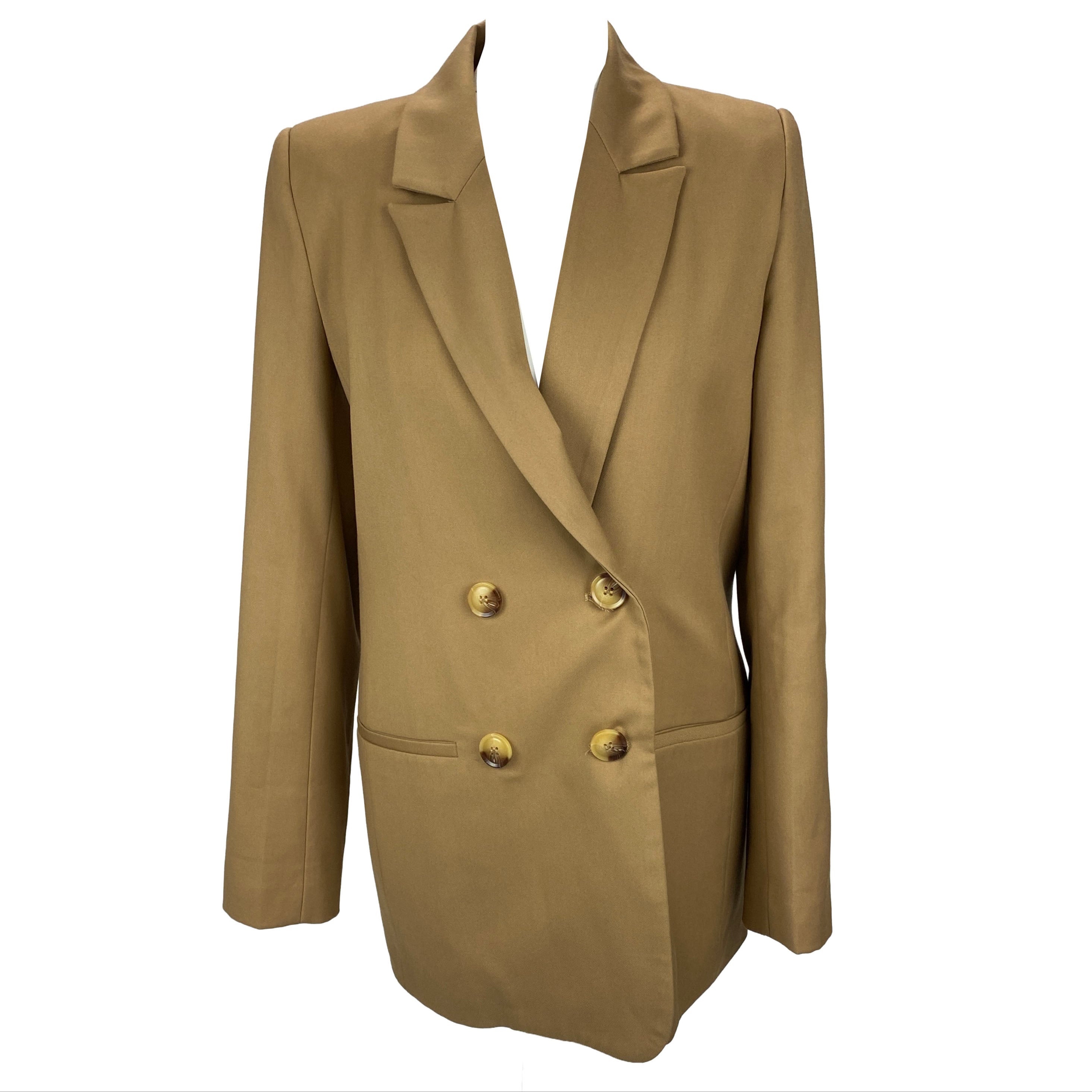 Gestuz Camel Structured Blazer XXS/XS/S