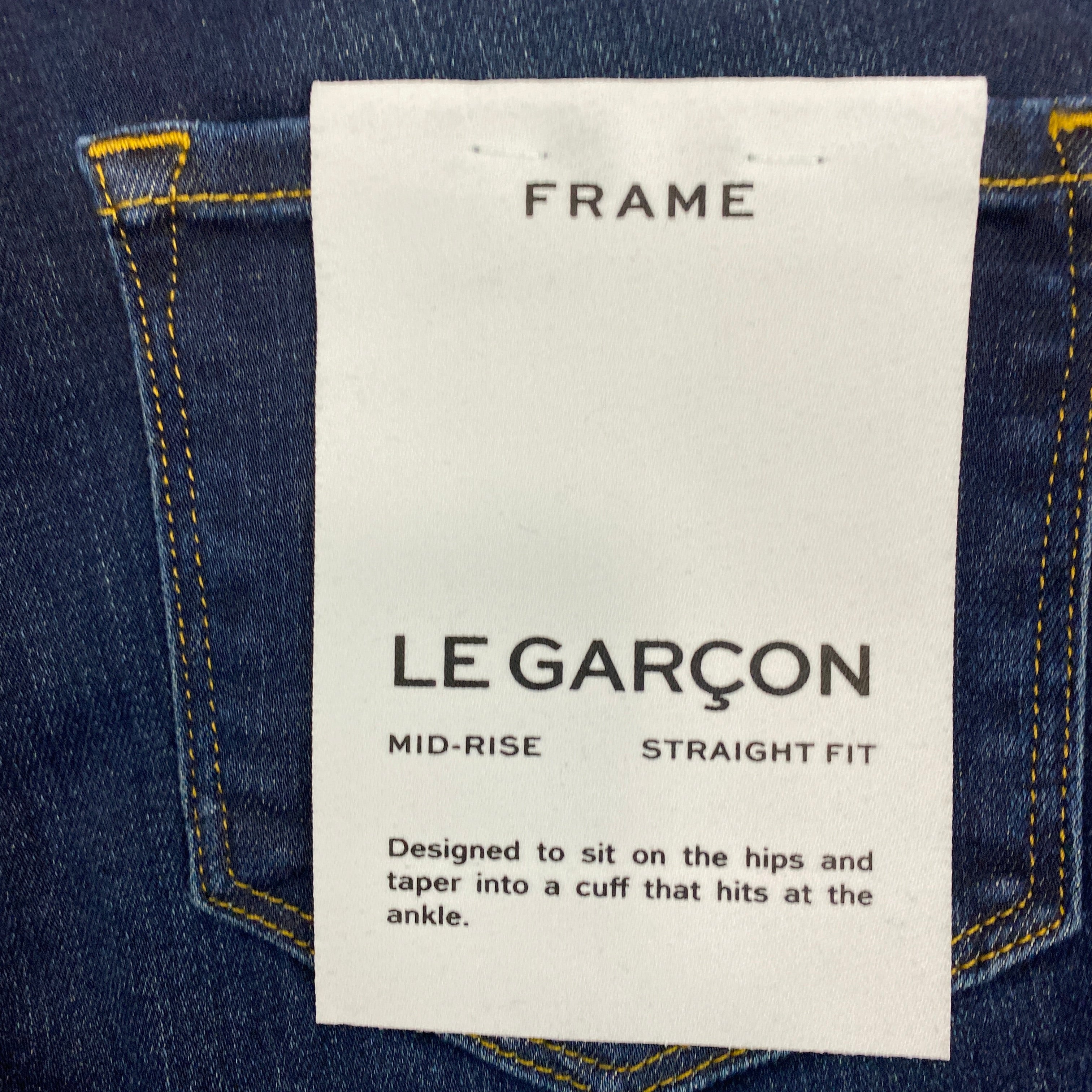 Frame New Vintaged Le Garcon Crop Jeans 24
