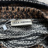 Ulla Johnson $398 Cream & Black Textured Wool  Knit Sweater M