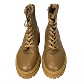 Gianvito Rossi Brand New £845 Caramel Leather Combat Boots 38