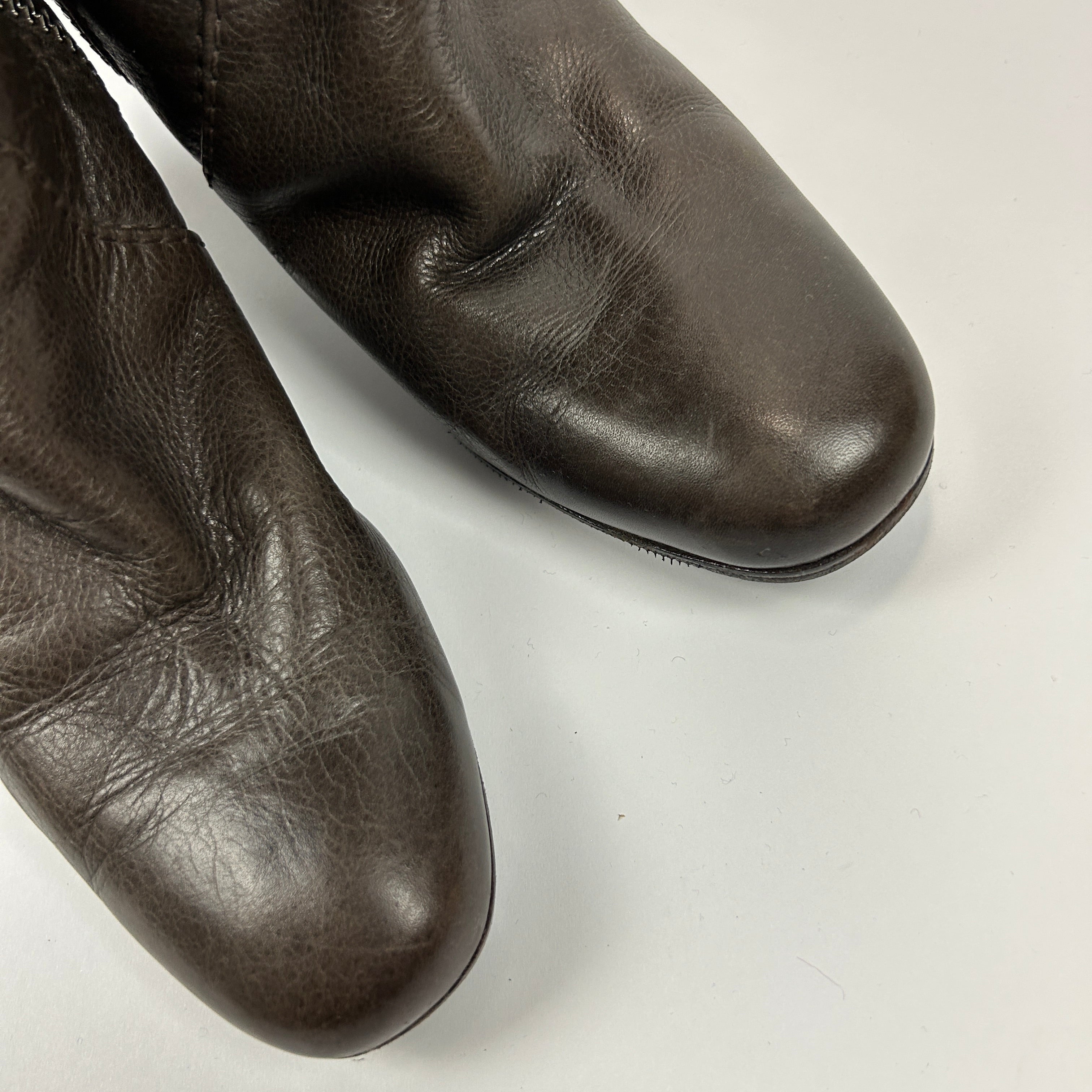 Chloe Bitter Chocolate Paddington Knee Boots 38