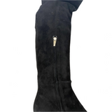 Gianvito Rossi Brand New £1650 Black Suede Over The Knee Boots 37.5