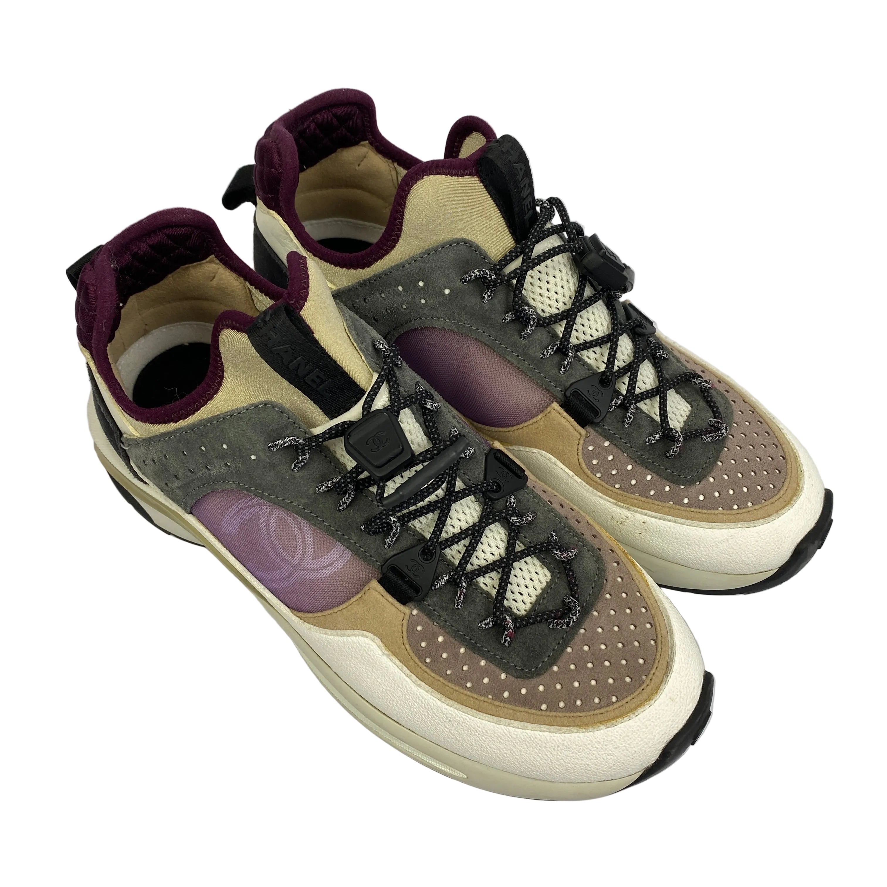 Chanel 22B Sport Speed Trail Trainers 38