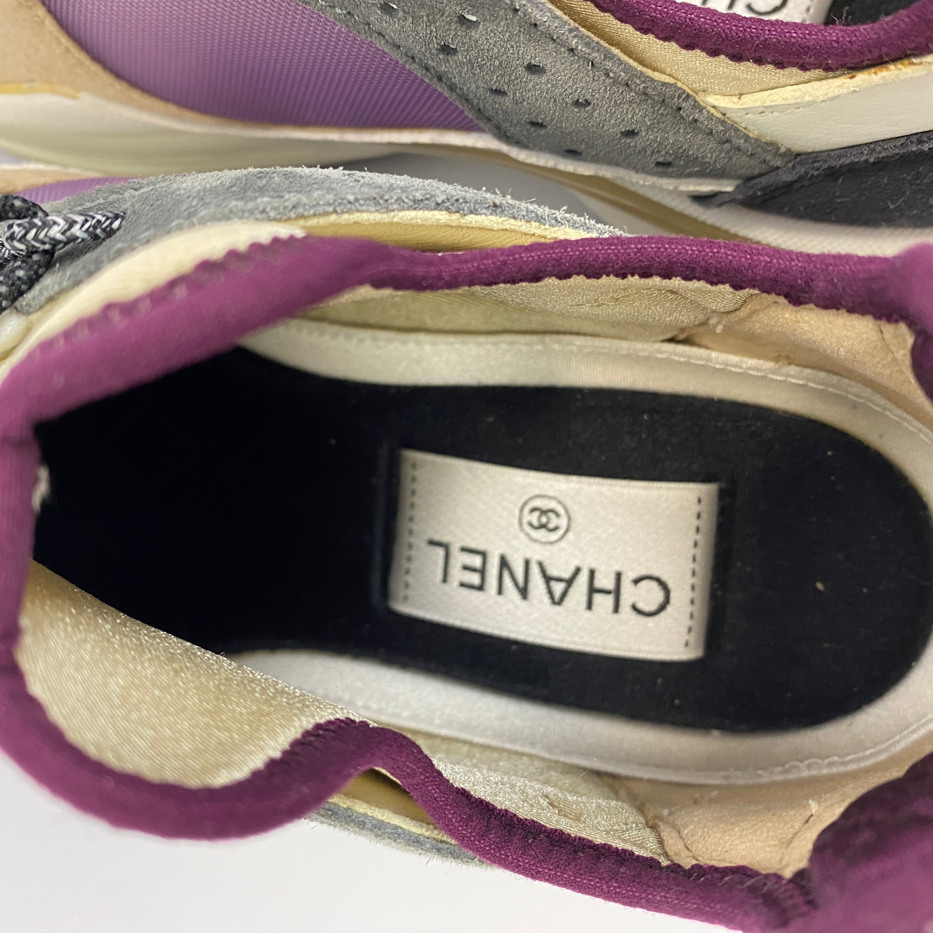 Chanel 22B Sport Speed Trail Trainers 38