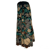 Red Valentino Embroidered Cutwork A Line Skirt S