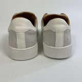 Russell & Bromley New £195 Ivory Leather & Linen Trainers 38