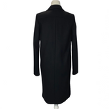 Victoria Beckham £1600 Thick Black Wool No31 Overcoat XXS/XS