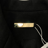 Victoria Beckham £1600 Thick Black Wool No31 Overcoat XXS/XS