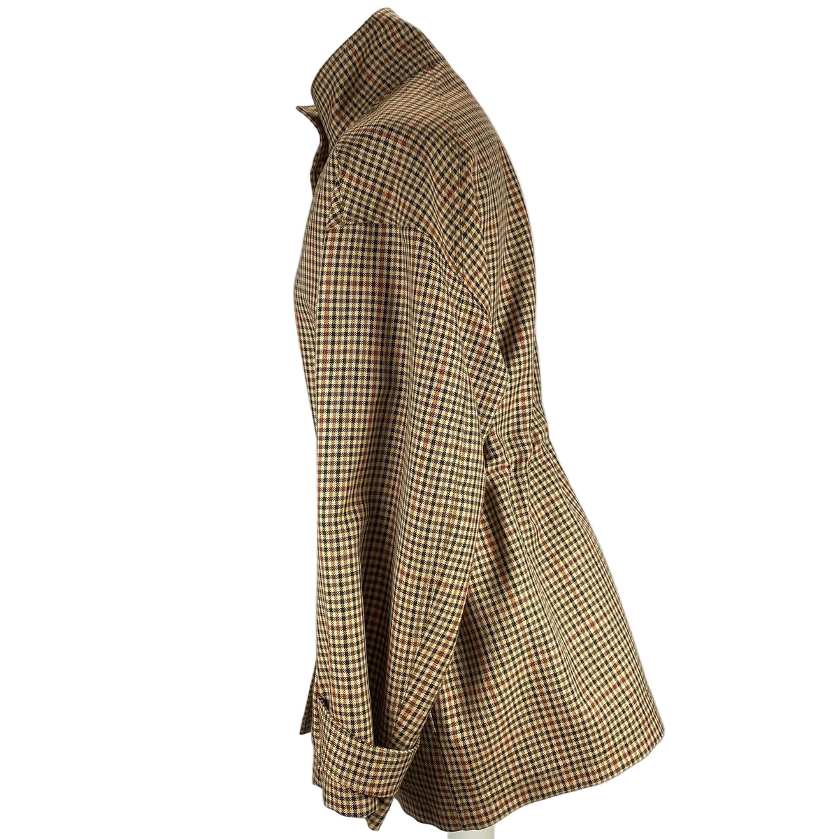 Joseph New £870 Calypso Checked Wool-Blend Jacket M-L