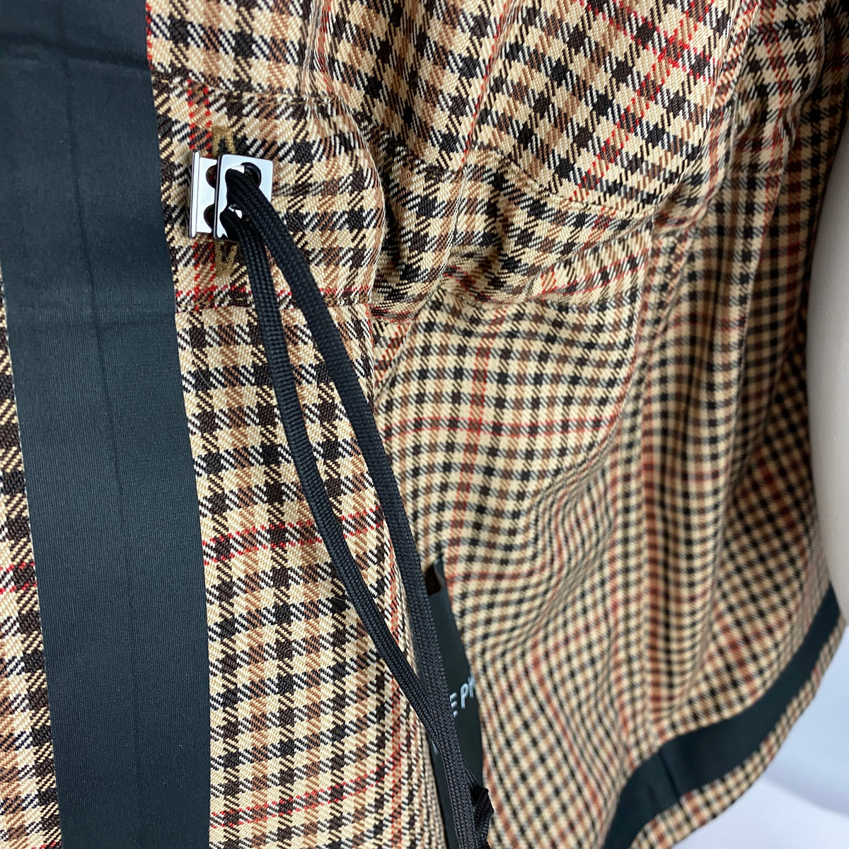 Joseph New £870 Calypso Checked Wool-Blend Jacket M-L