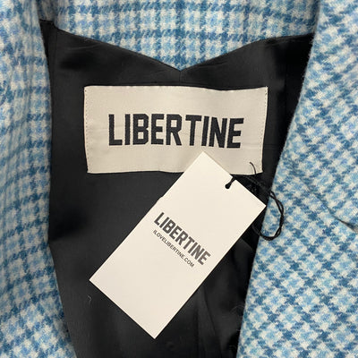 Libertine Brand New £6000 Blue Prince of Whales Patch Pocket Coat S