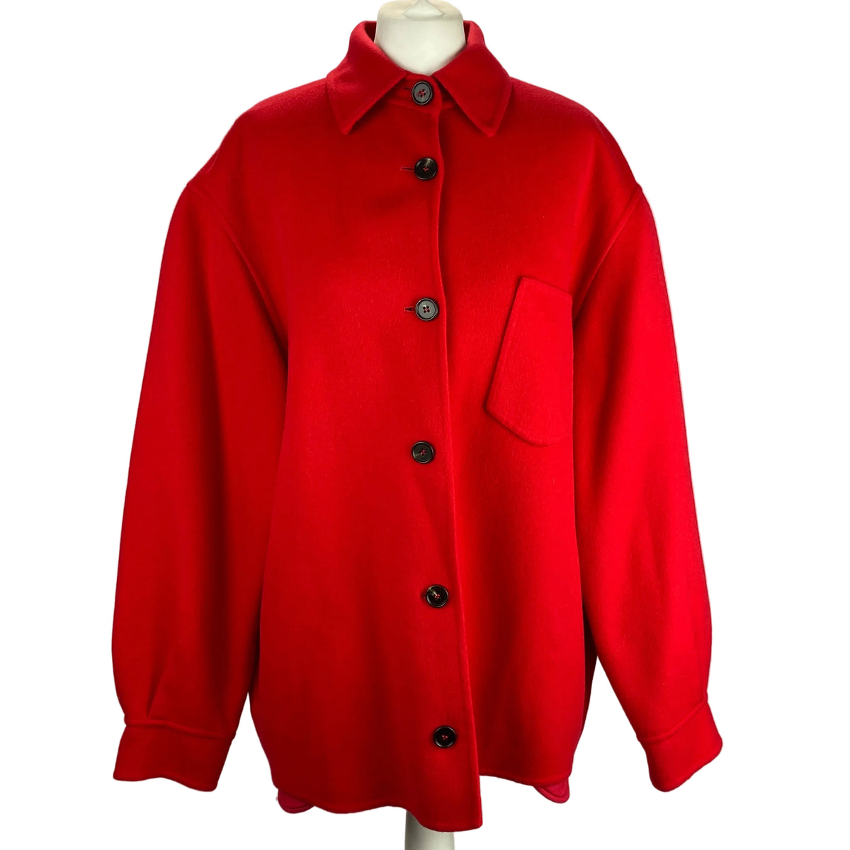 Marni Persimmon Wool & Cashmere Shirt Jacket M-XL