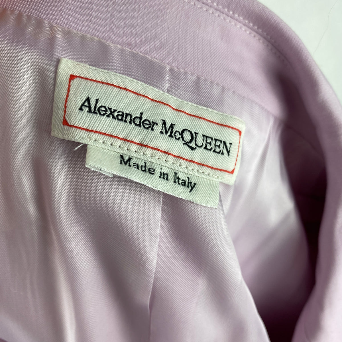 Alexander McQueen New Pale Lilac Wool Longline Blazer S-M