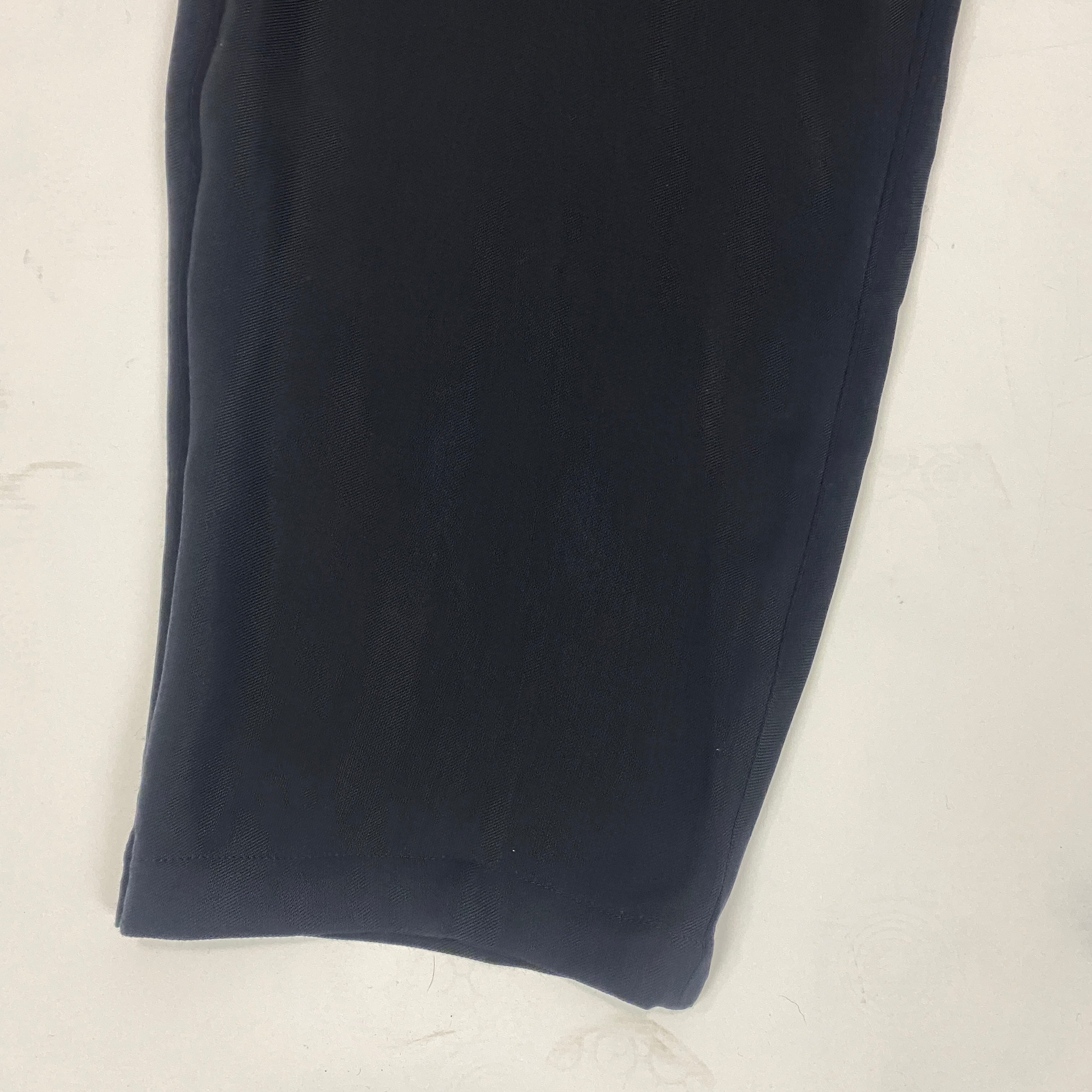 Studio Nicholson New £450 Darkest Navy Tailored Curve Leg Pants S