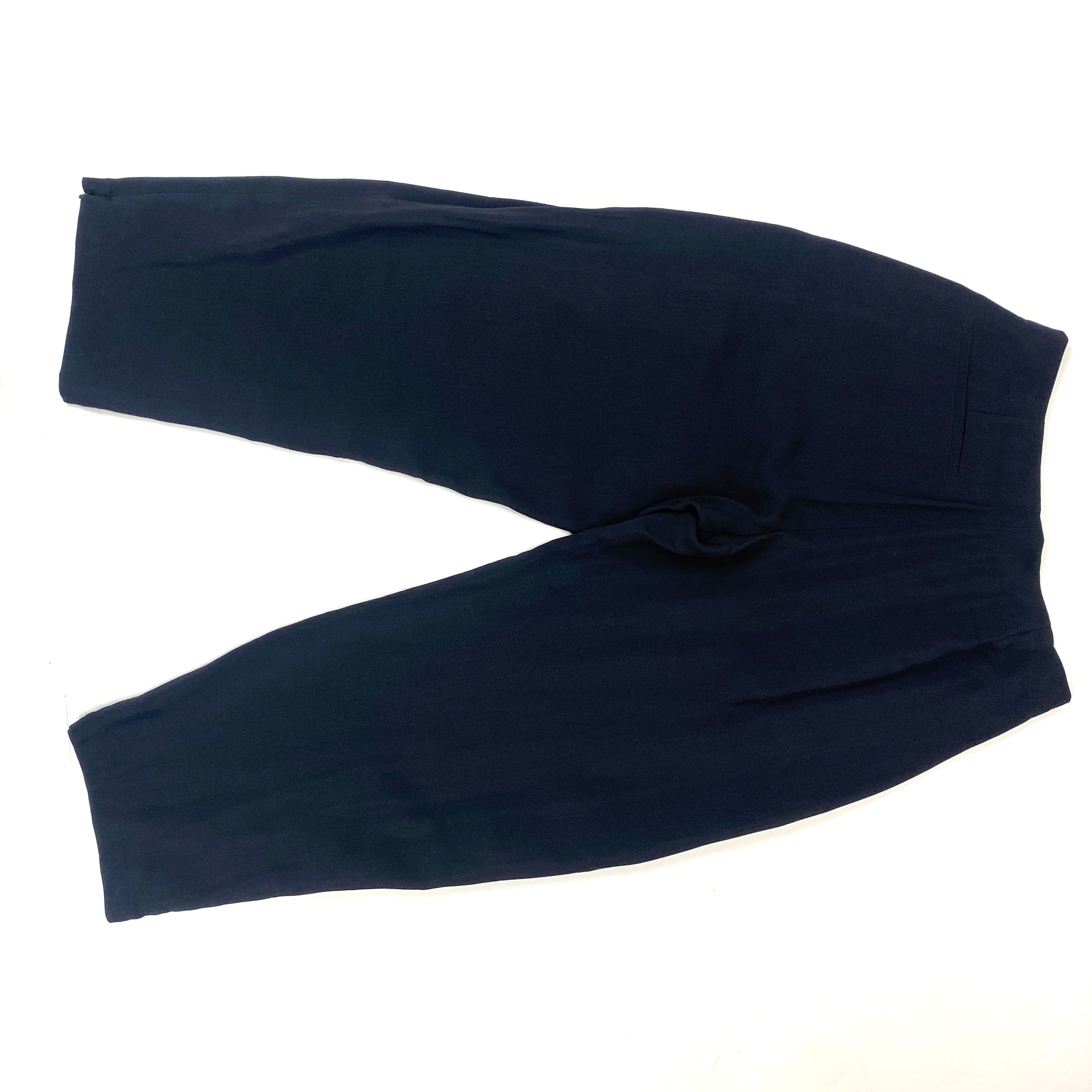 Studio Nicholson New £450 Darkest Navy Tailored Curve Leg Pants S