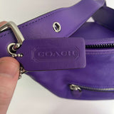 Coach £450 Violet Leather Large Crossbody Bag