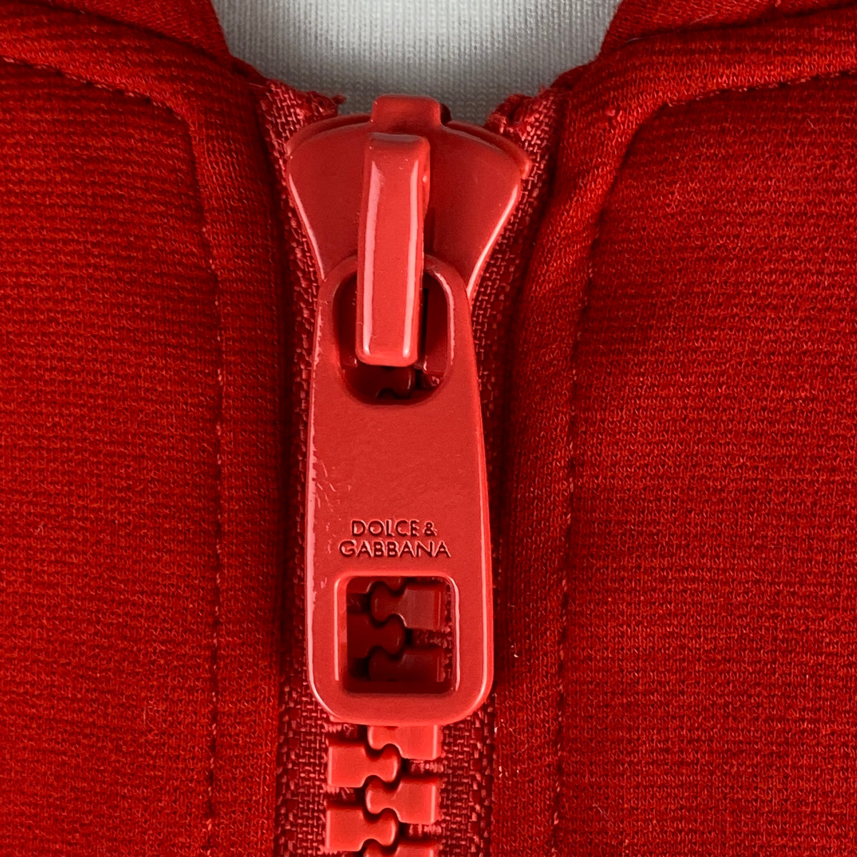 Dolce & Gabbana Scarlet Soft Jersey Bomber Jacket L