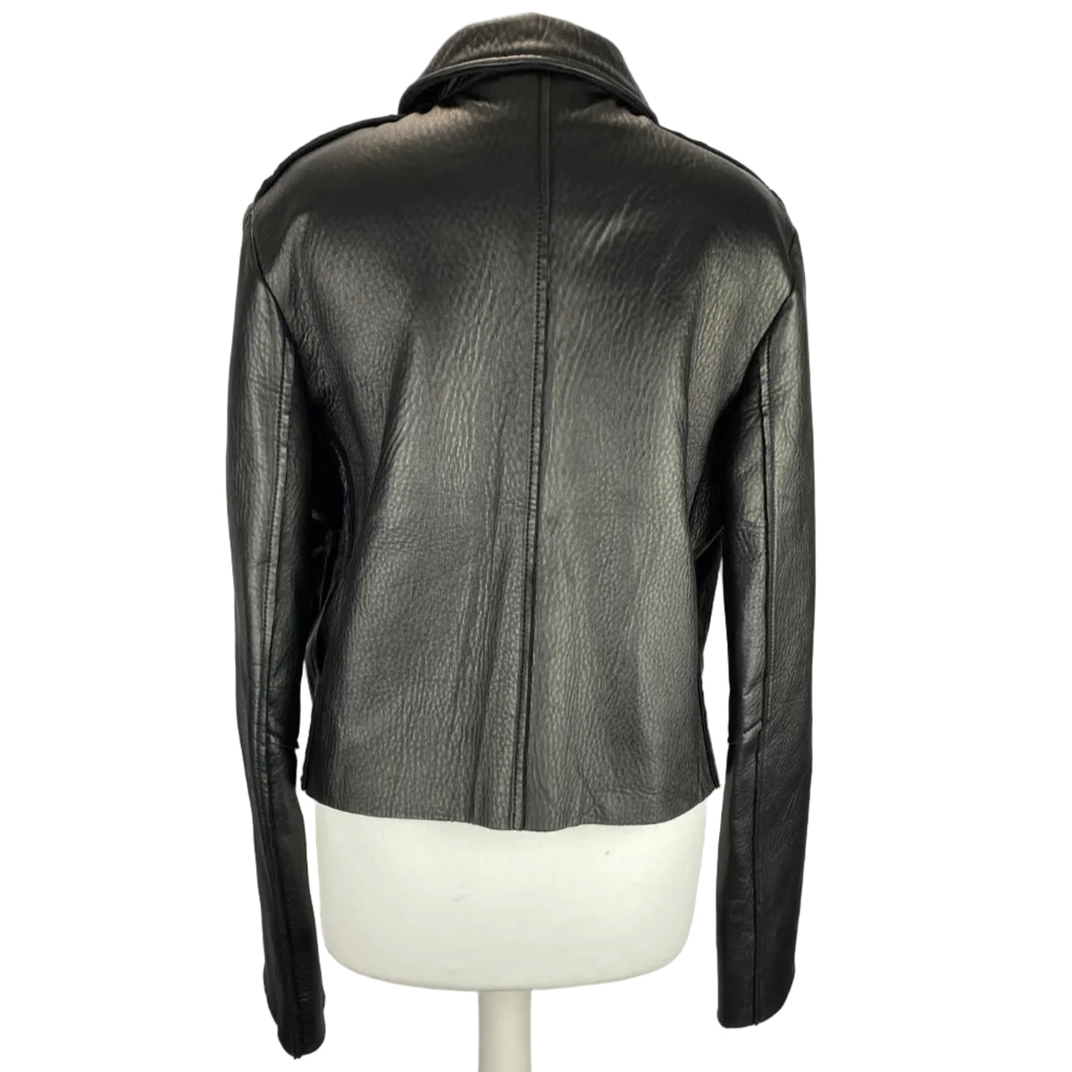 Acne Studios New £2200 Black Leather Zippered Jacket L