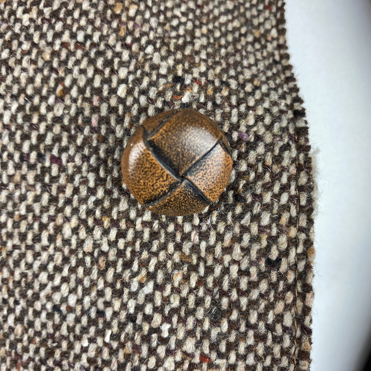 Marni New £2495 Brown Tweed Sleeveless Coat M