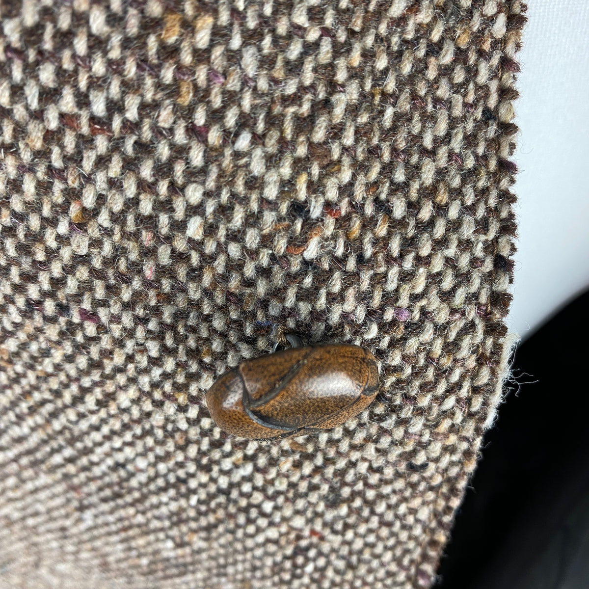 Marni New £2495 Brown Tweed Sleeveless Coat M