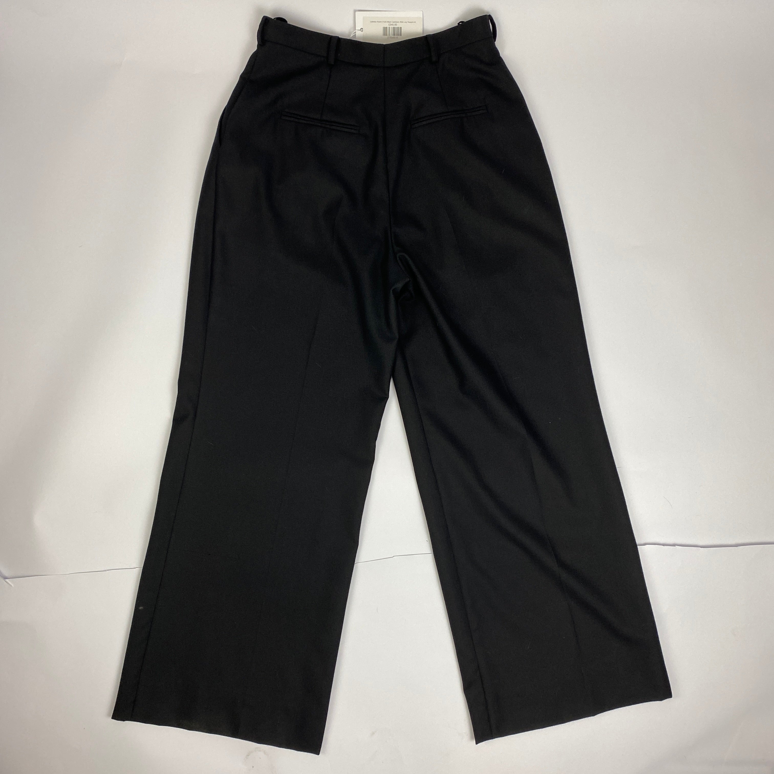 Gabriela Hearst £1040 Black Cashmere Wide Leg Trousers M