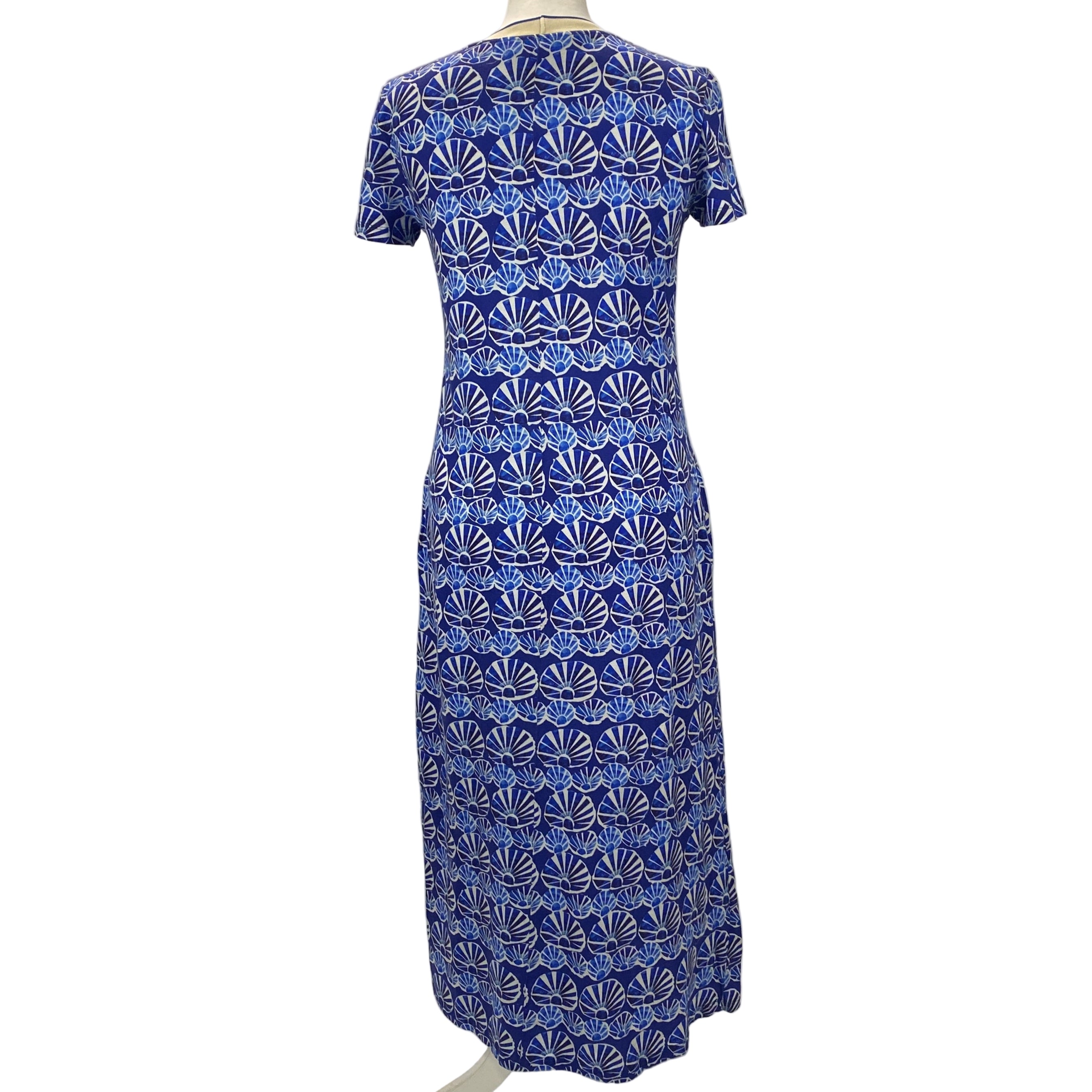 La Double J £470 Cobalt Print Sporty Swing Dress S