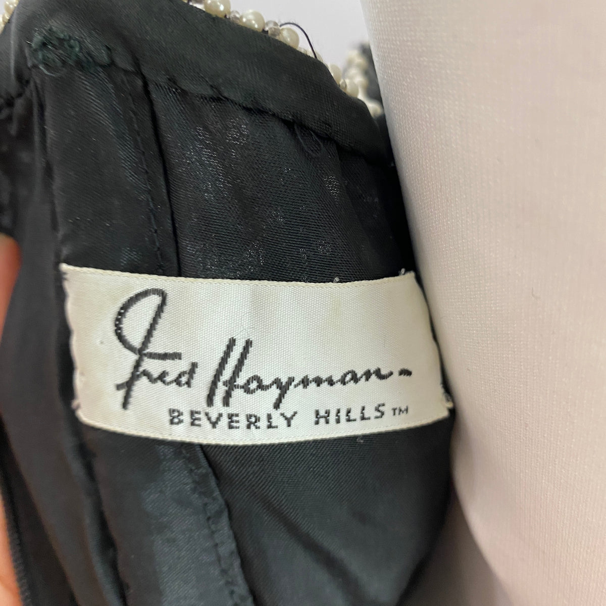 Fred Hayman Vintage Black Sequinned Ballerina Dress XS