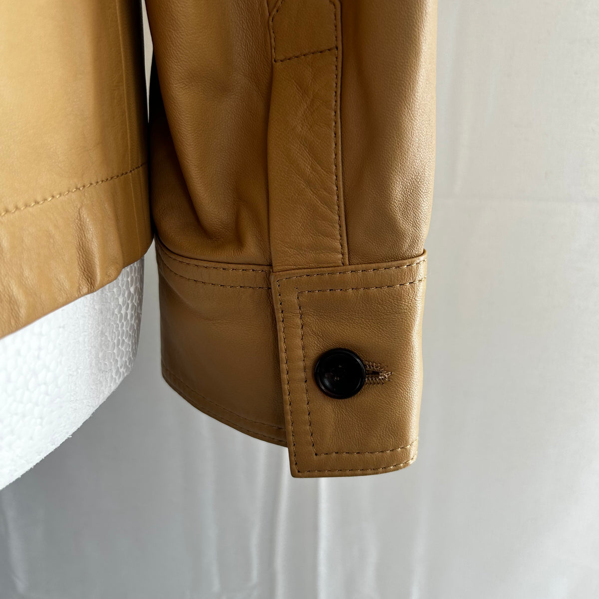 Joseph £995 Camel Leather Coen Nappa Jacket XXS/XS