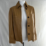 Joseph £995 Camel Leather Coen Nappa Jacket XXS/XS