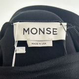 Monse Brand New Black Jersey One Shoulder Top XL