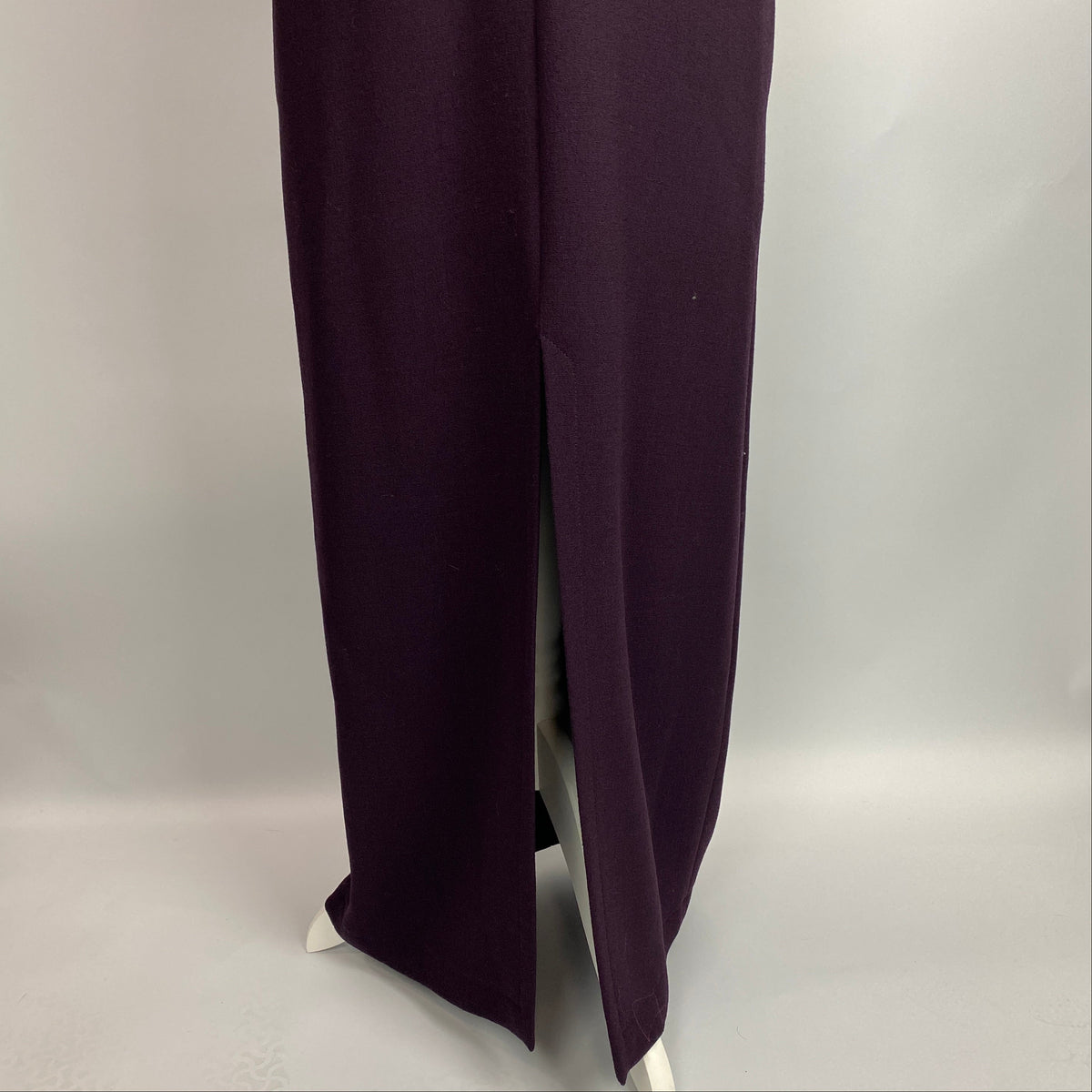 Raey Plum Wool Crepe Maxi Dress S