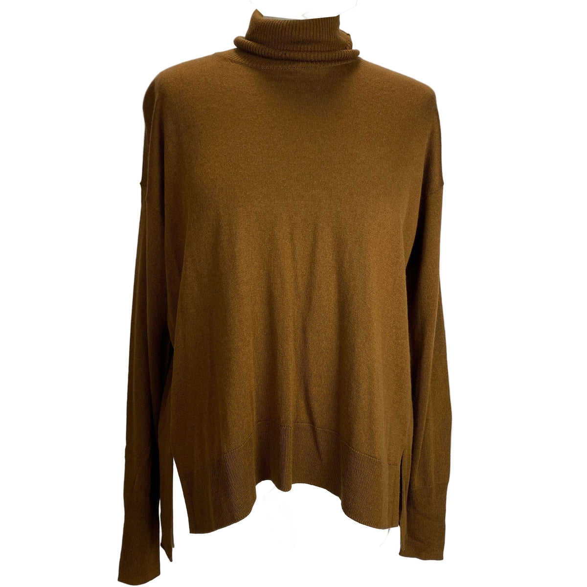 CT Plage New Cinnamon Silk & Cashmere Roll Neck Sweater S-XL