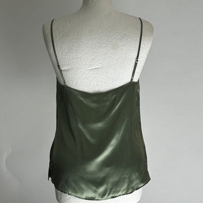 L'Agence Brand New £190 Light Ivy Silk Camisole XS