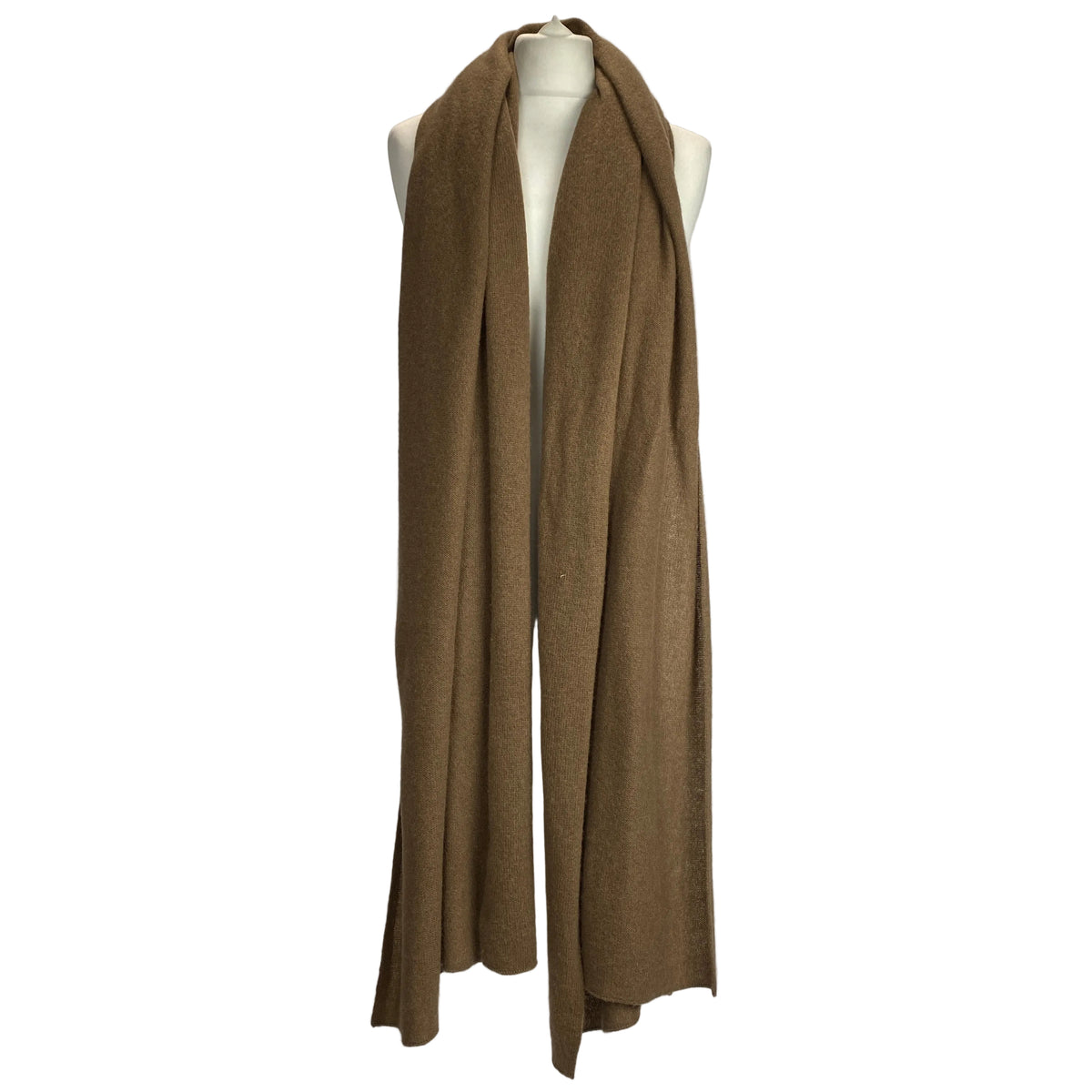 360Cashmere New £300 Camel Cashmere "The Wrap" Scarf