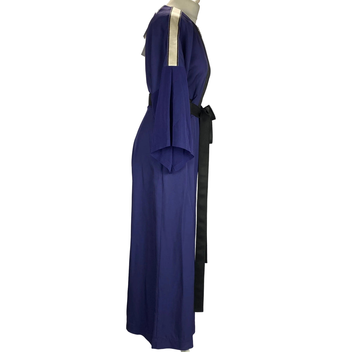 Amanda Wakeley New Navy Twill Culotte Jumpsuit M