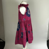 Ulla Johnson Pink & Blue Cotton Midi Dress L