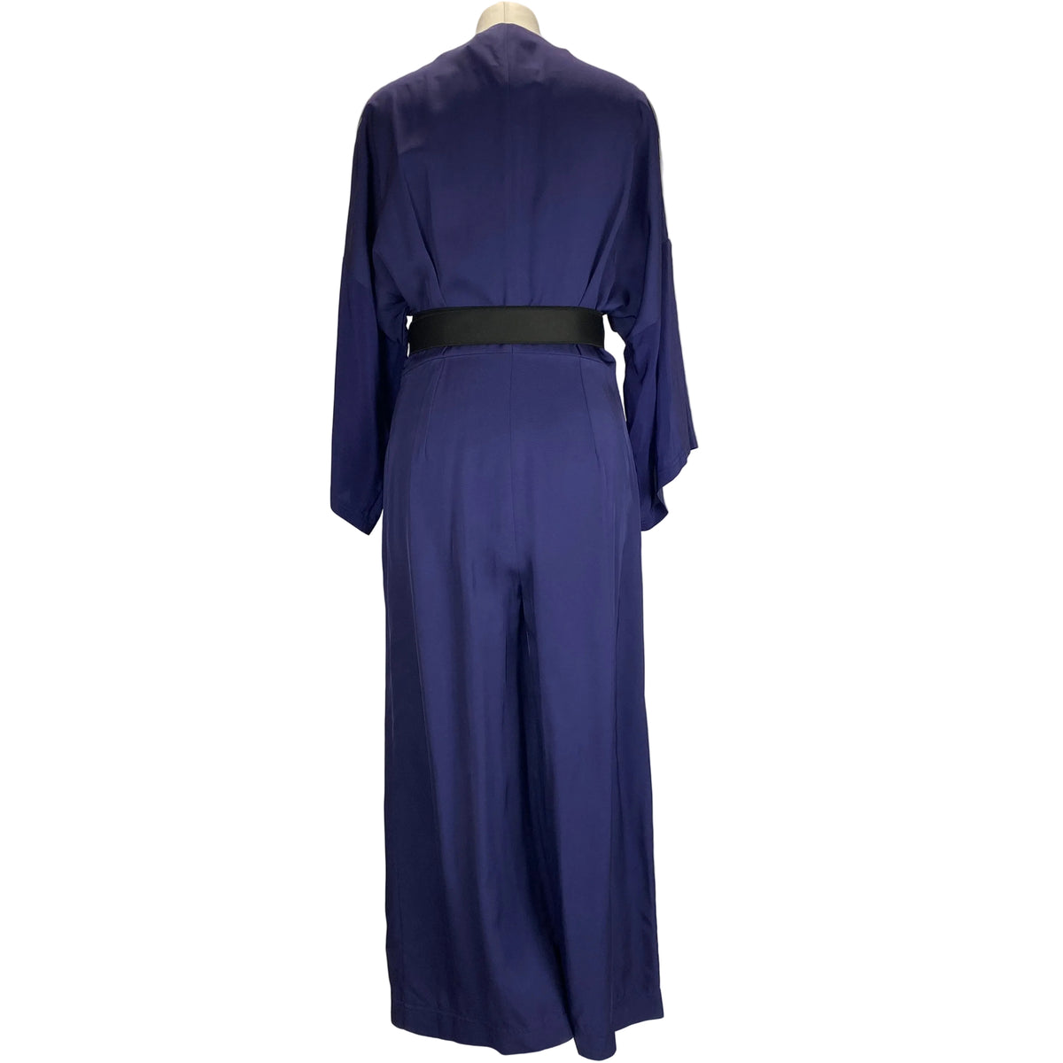 Amanda Wakeley New Navy Twill Culotte Jumpsuit M