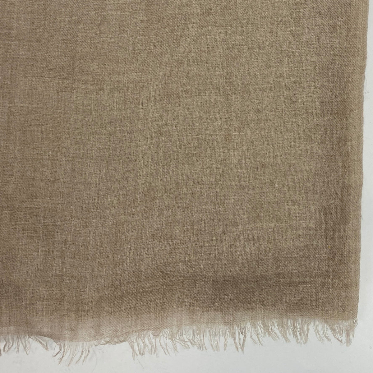 Denis Colomb £400 Oatmeal Superfine Cashmere Scarf