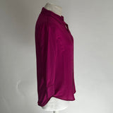 L'Agence Fuchsia Superfine Shirt XS