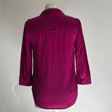 L'Agence Fuchsia Superfine Shirt XS