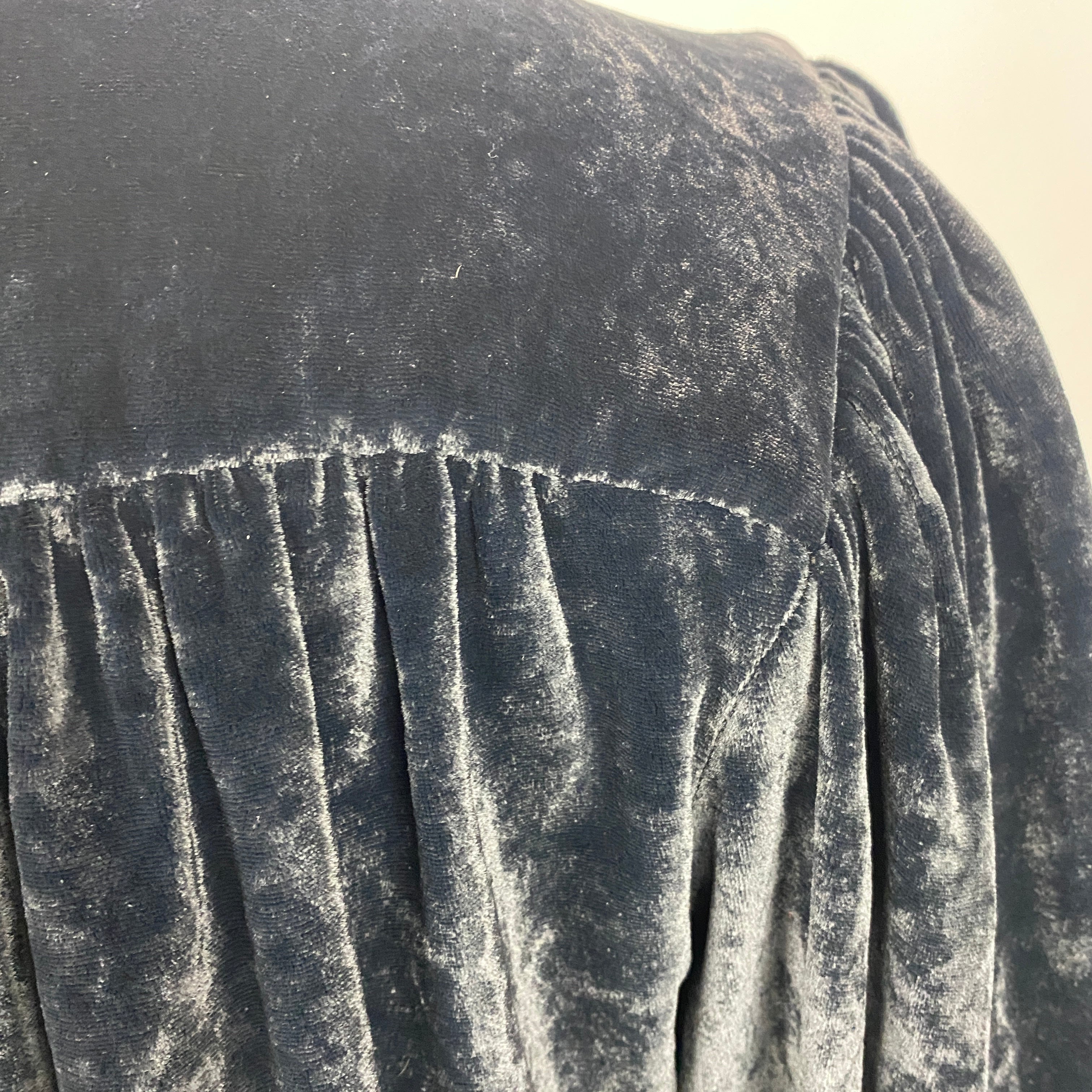 Isabel Marant £695 Black Silk Velvet Miameline Top XS