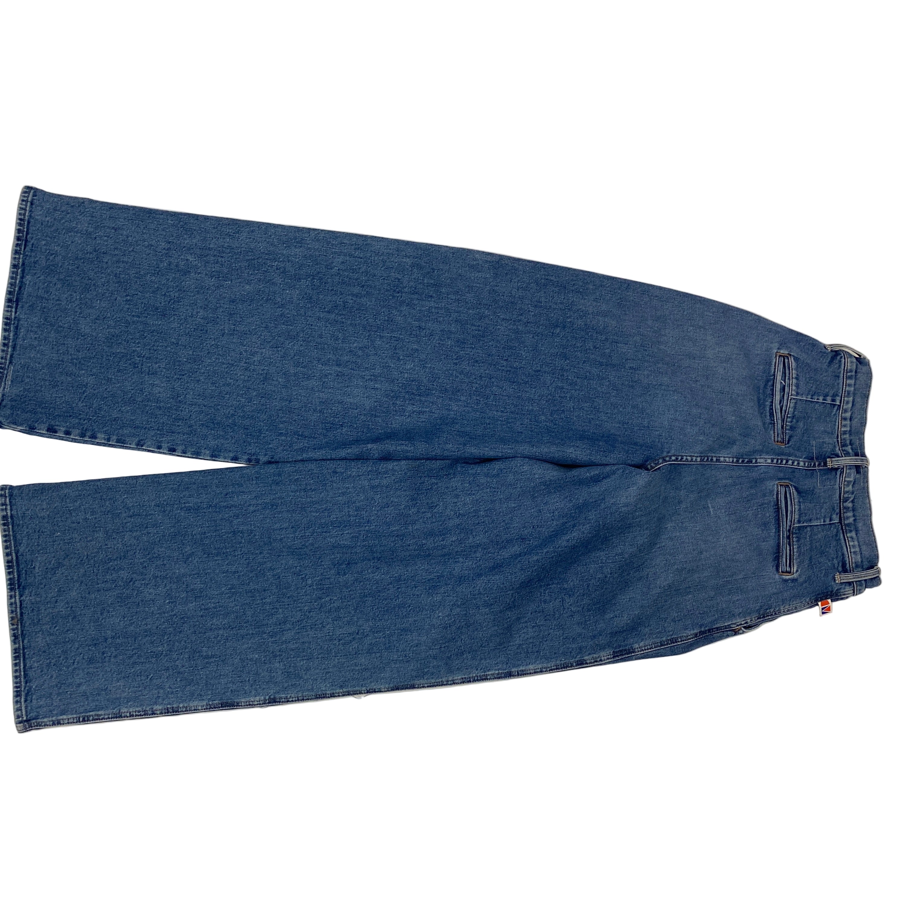 Clare V x Mother £340 Pleated Belle Prep Heel Wide Leg Jeans 26