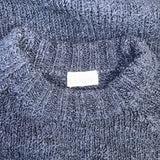 Raey Navy Thick Boucle Knit Longline Sweater M