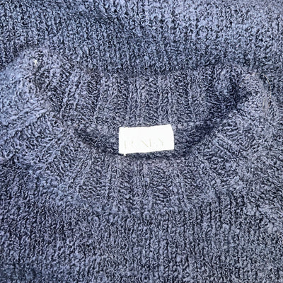 Raey Navy Thick Boucle Knit Longline Sweater M