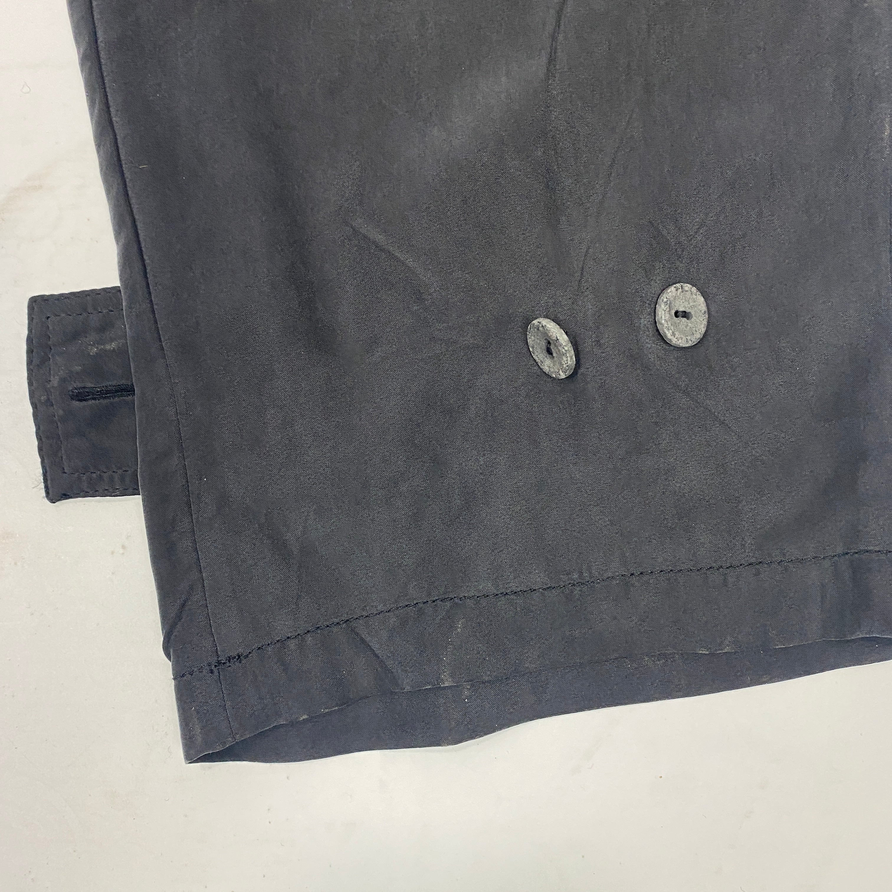 Joseph Washed Black Silk Utility Pants S