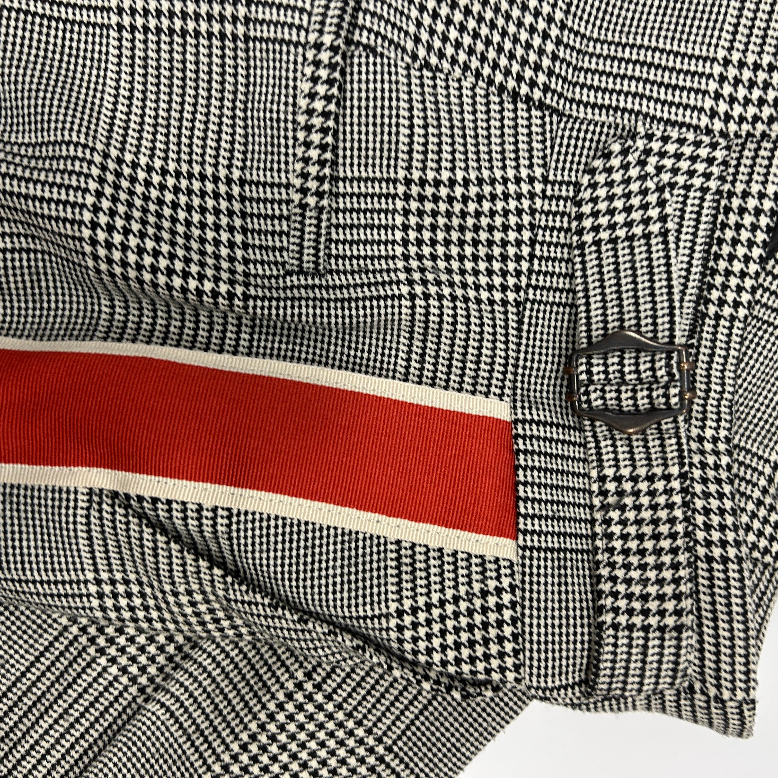 Me&Em Monochrome POW Check Side Stripe Trousers XS