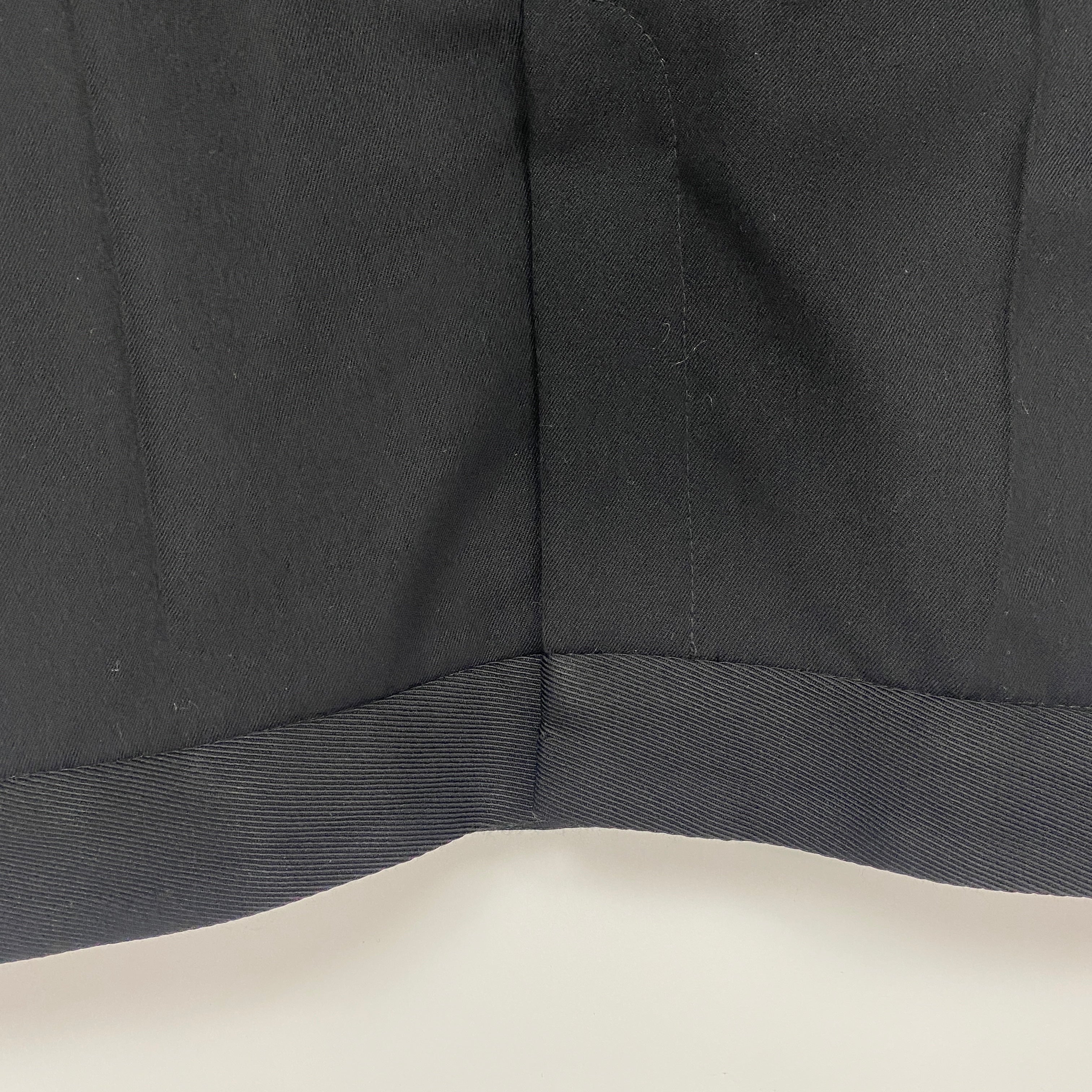 Raey Black Pure Wool Flared Leg Pants S