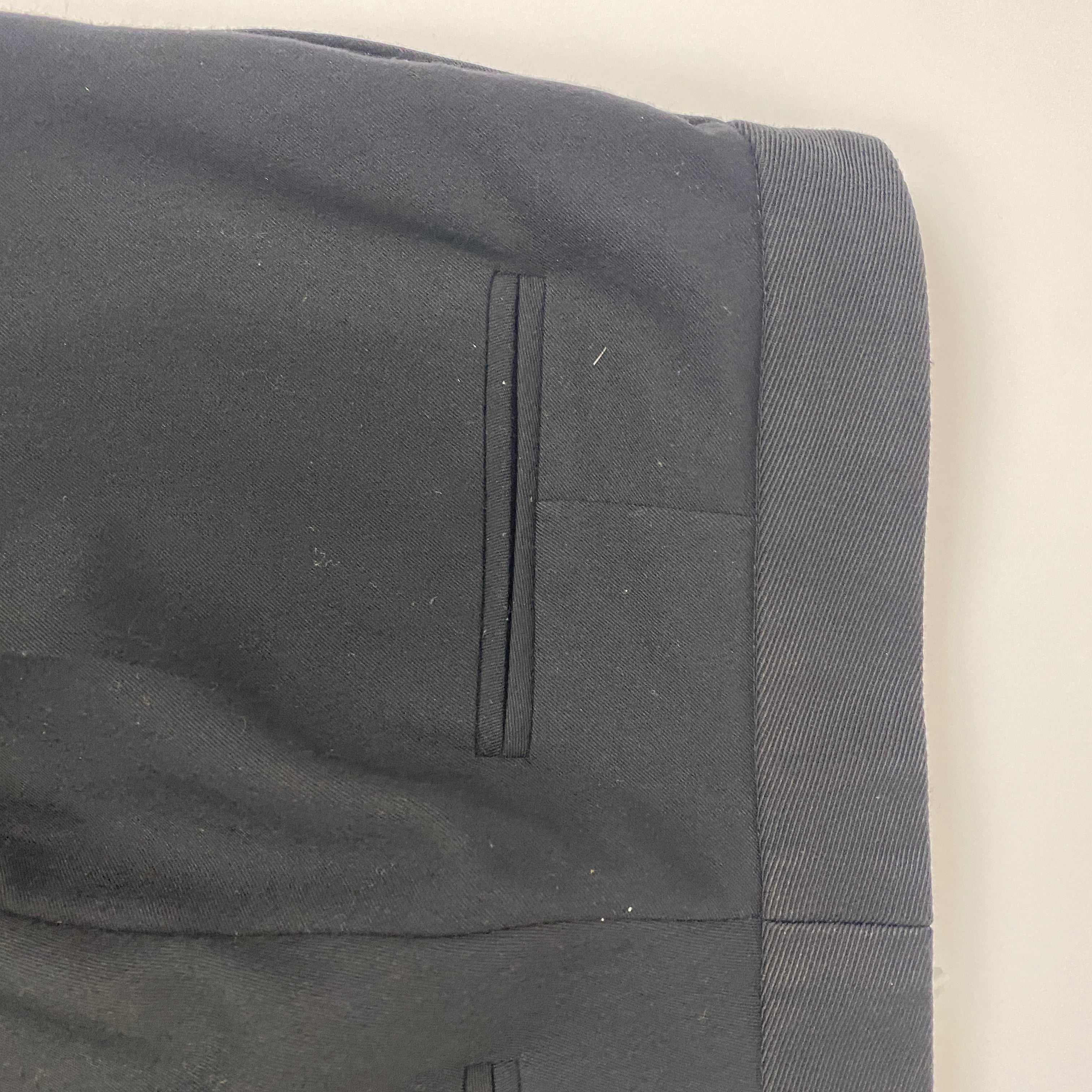 Raey Black Pure Wool Flared Leg Pants S