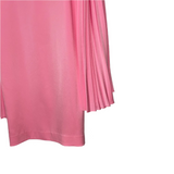 Alex Perry £2786 Sugar Pink Crepe Satin Plisse Cape Dress XXS