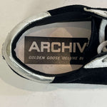 Golden Goose £425 Black Suede Archive Superstar Trainers 38